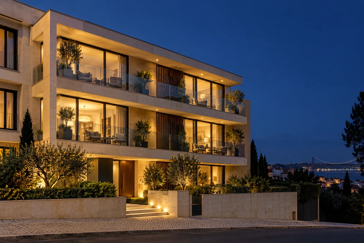 Edifício residencial — imagem ilustrativa de arquitetura